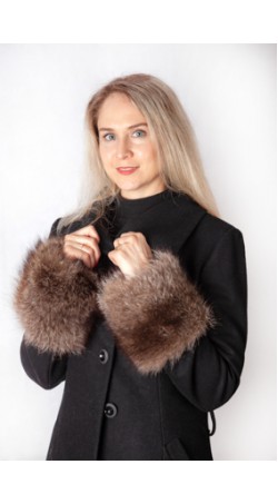 Raccoon Fur Cuffs